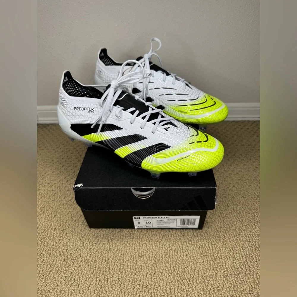 PRICE FIRM Adidas Predator Elite Firm Ground Soccer Cleats (Men’s Size 9) - Picture 1 of 9